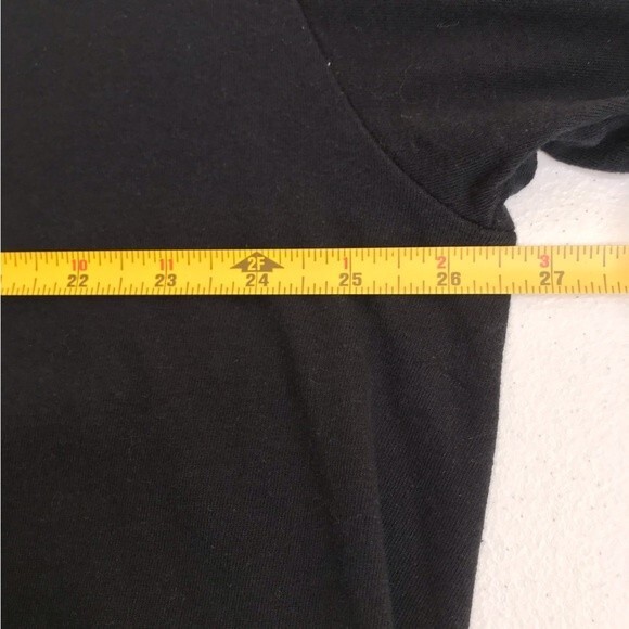 Police Thin Blue Line American Flag Black T Shirt Short Sleeve Crew Neck XXL - Picture 5 of 9